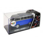 Autobus na naťahovanie so svetlom a zvukom - modrý